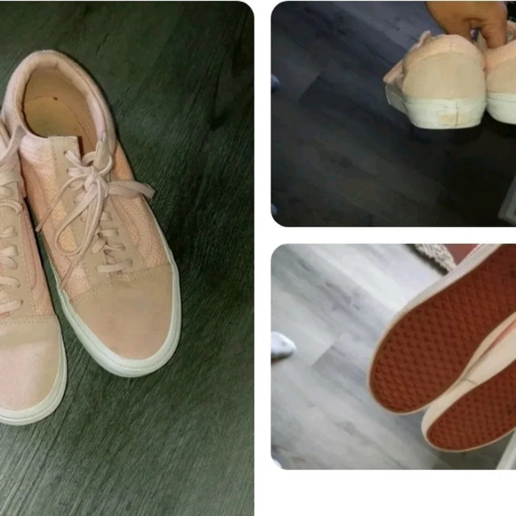 Vans Old Skool Spanish villa pastel pink womens size 8.5 Casual Skater - Picture 3 of 3